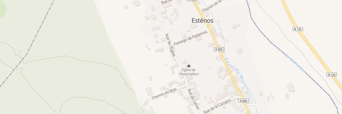 Plan du 13 Rue de l’Eglise à Esténos