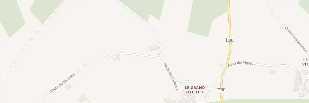 Plan du 1487 Rte des Cocotiers à Busserolles