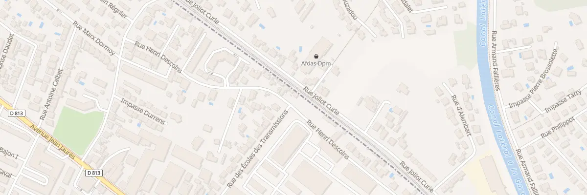 Plan du 27 Rue Henri Descoins à Agen