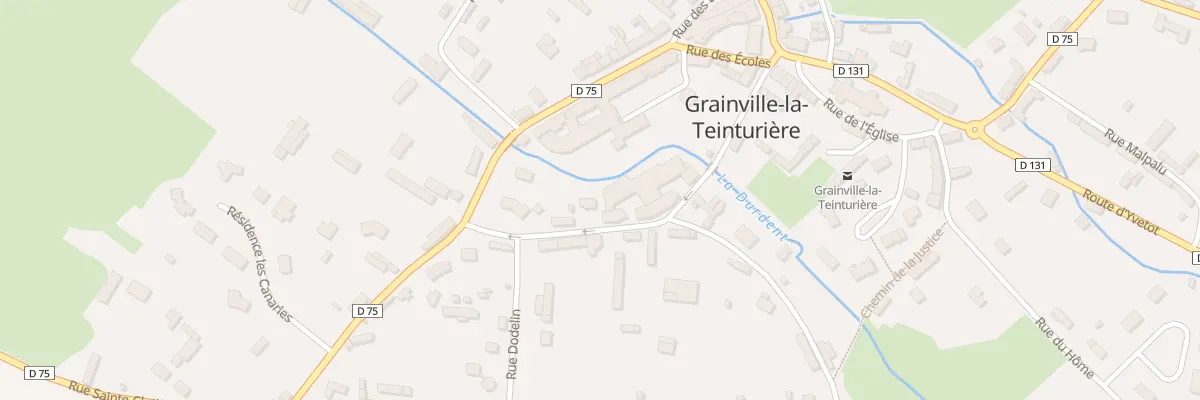 Plan du 14 Rue Glatigny à Grainville-la-Teinturière
