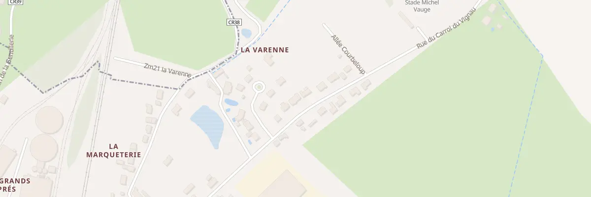 Plan du 46 Rue du Carroi du Vignau à Villeperdue