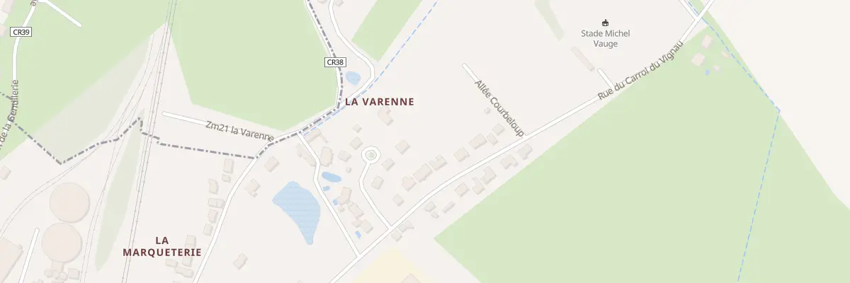 Plan du 48 Rue du Carroi du Vignau à Villeperdue