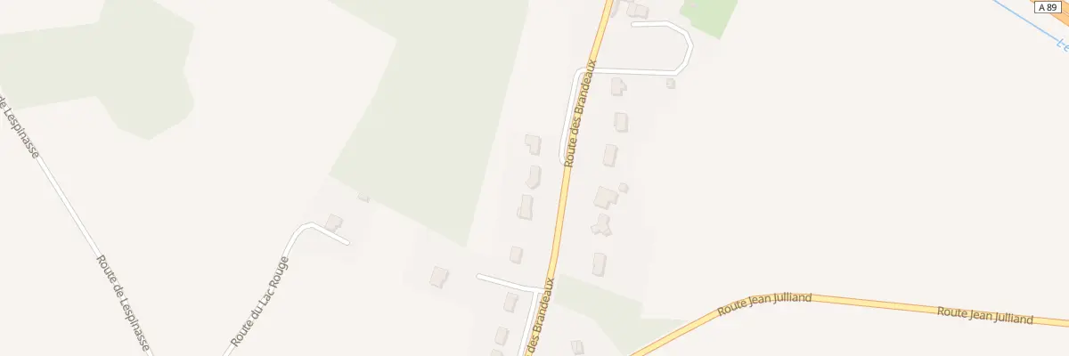 Plan du 85 Rte des Brandeaux à Coursac