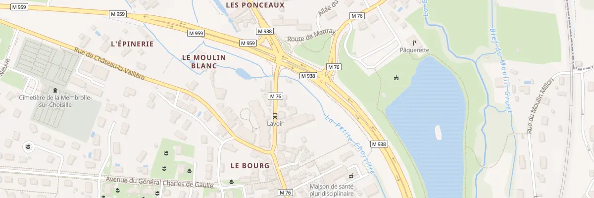 Plan du 83 Rue Nationale à La Membrolle-sur-Choisille