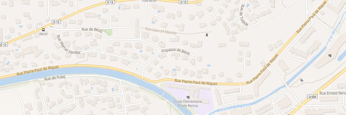 Plan du 15B Imp de Bézis à Agen