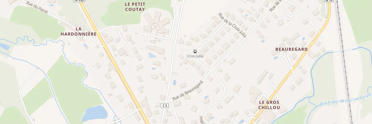 Plan du 6 Rue de la Croix Julia à La Membrolle-sur-Choisille