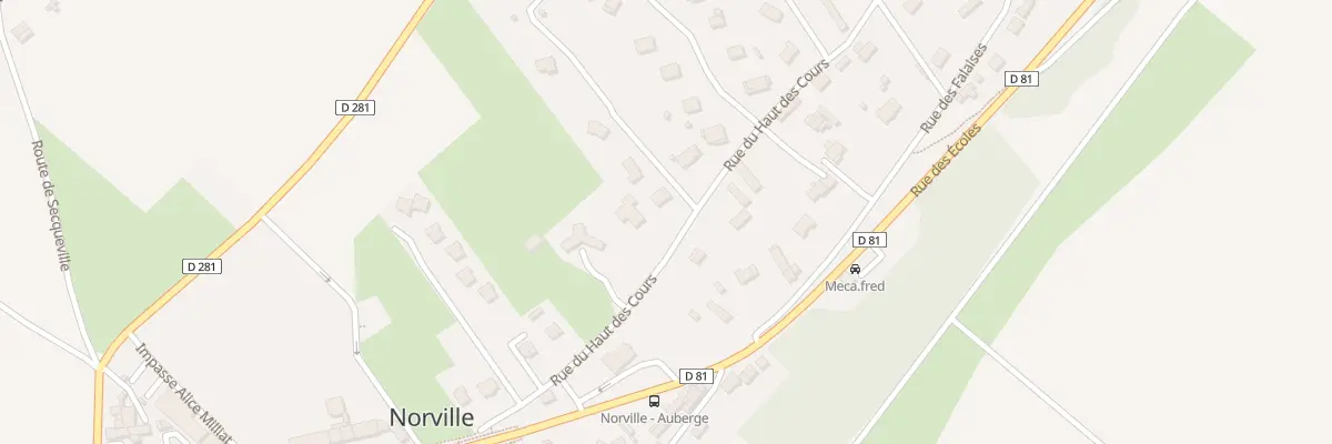 Plan du 5009 Rue du Haut des Cours à Norville