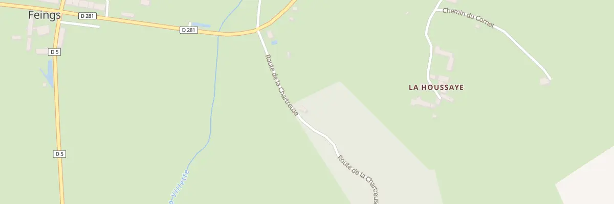 Plan du 2 La Houssaye à Feings