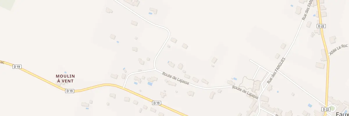 Plan du 5003 Rte de LAJASSE à Faux-en-Périgord