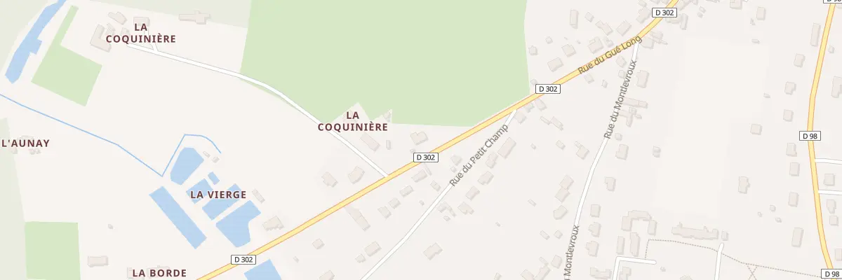 Plan du 58 Rue du Gue Long à Lavaré