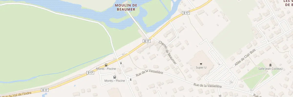 Plan du 66 Rue du Val de l’Indre à Monts