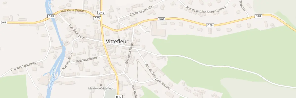 Plan du 1 Cavée du Vieux Mont à Vittefleur