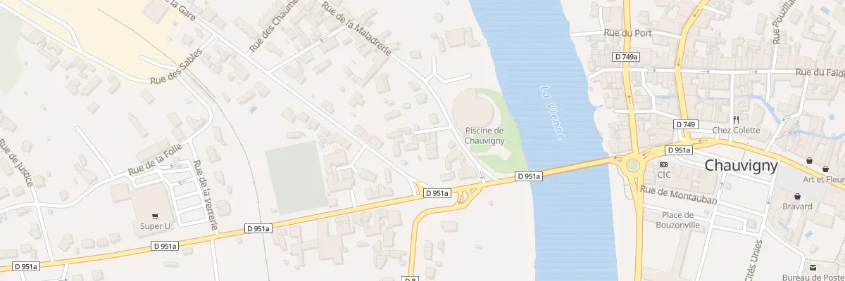 Plan du 1B Imp de la Maladrerie à Chauvigny