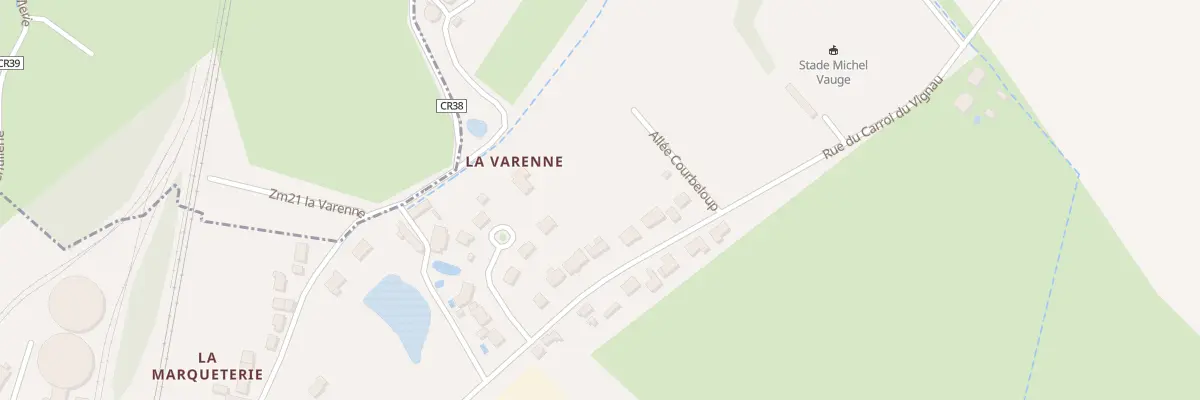 Plan du 50 Rue du Carroi du Vignau à Villeperdue