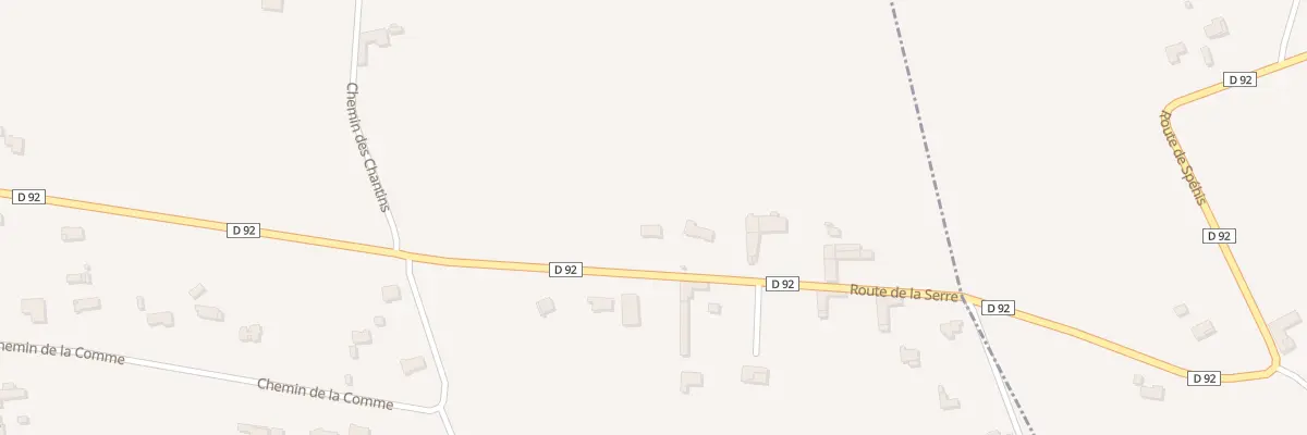 Plan du 47 Rte de la Serre à Bordes-de-Rivière