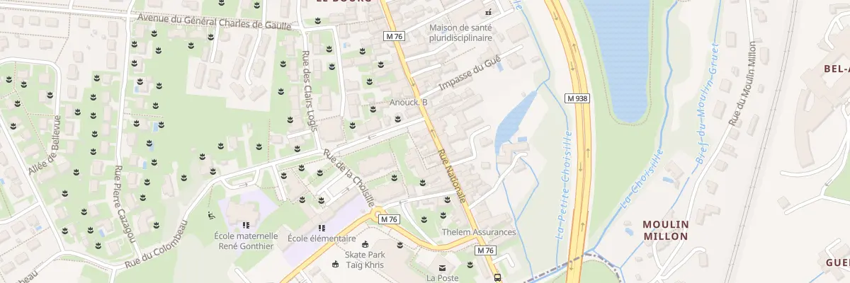 Plan du 20 Rue Nationale à La Membrolle-sur-Choisille