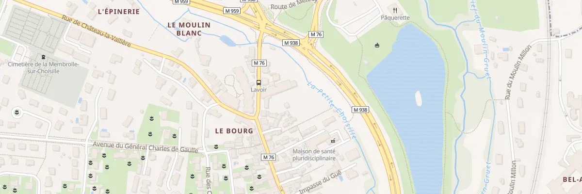 Plan du 75 Rue Nationale à La Membrolle-sur-Choisille