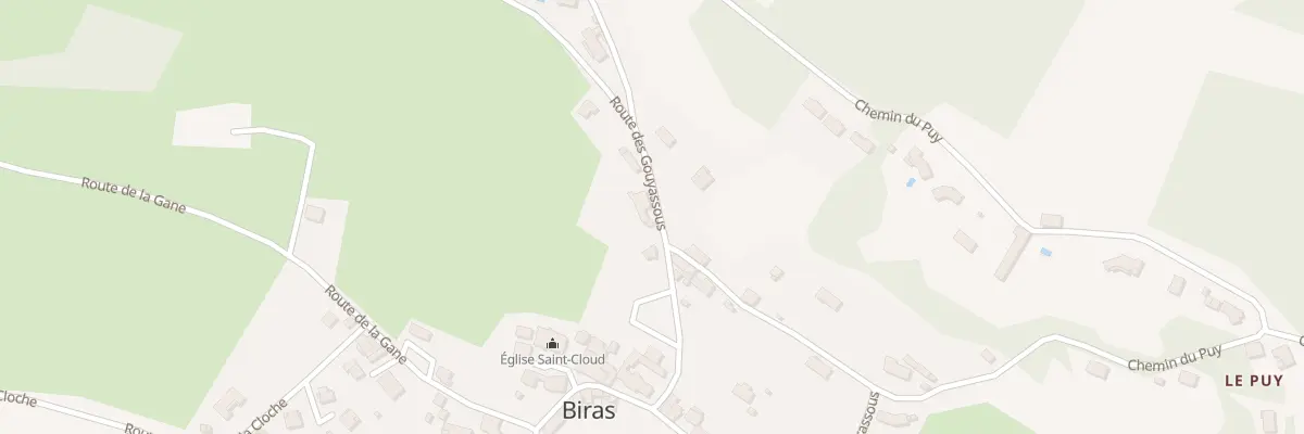 Plan du 32 Le Bourg à Biras