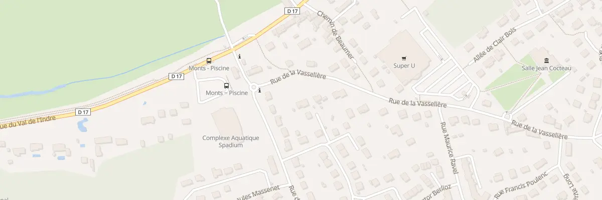 Plan du 2 Rue de la Vasselière à Monts