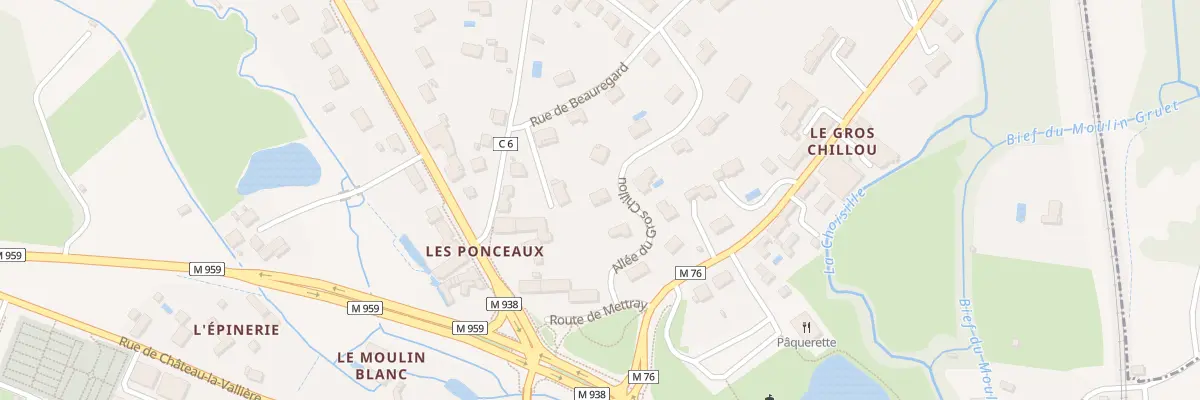 Plan du 4 All du Gros Chillou à La Membrolle-sur-Choisille