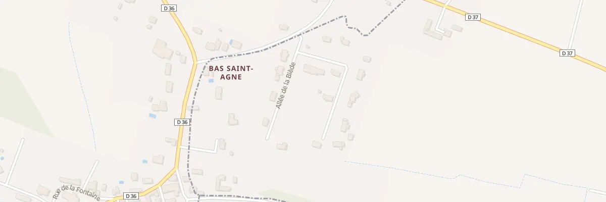 Plan de Bas-Saint Agne à Varennes