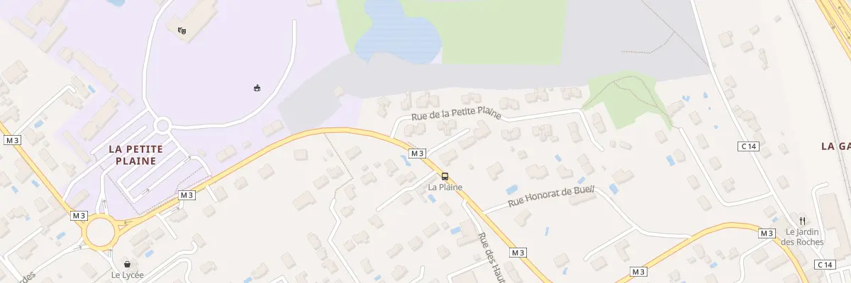 Plan du 4 Rue de la Petite Plaine à Fondettes