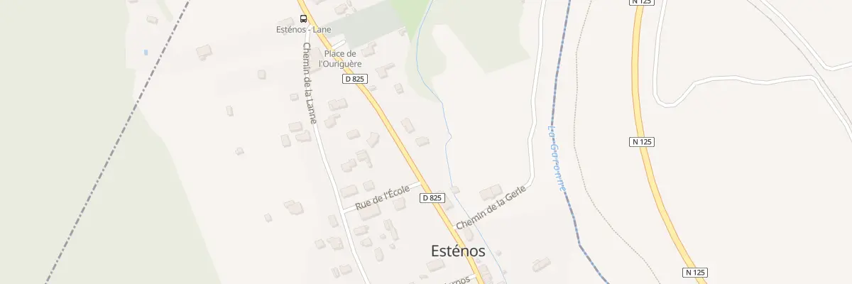 Plan du 22 Rte de Luchon à Esténos