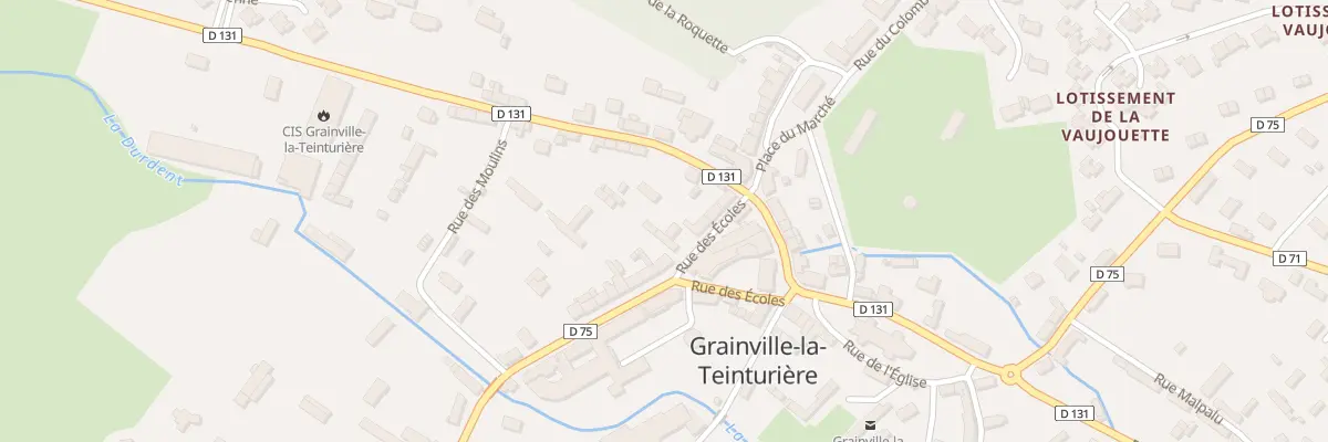 Plan du 13 Rue des Ecoles à Grainville-la-Teinturière