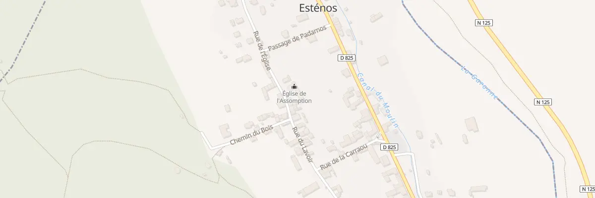 Plan du 20 Rue de l’Eglise à Esténos