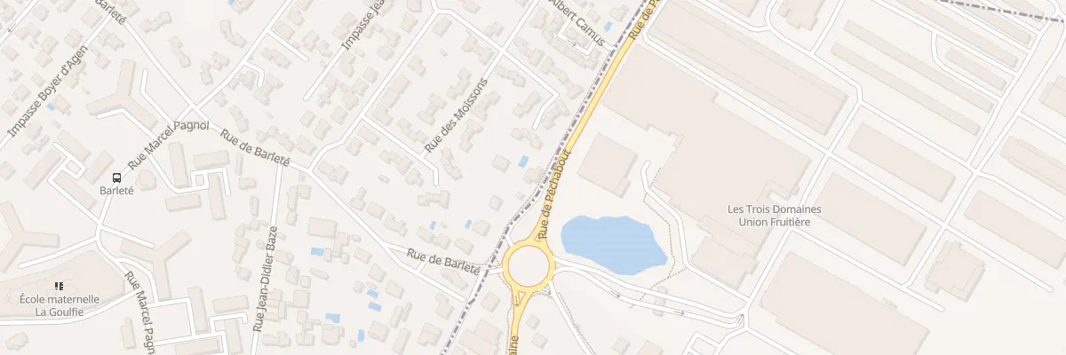 Plan du 807 Rue Pierre Mendes France à Agen