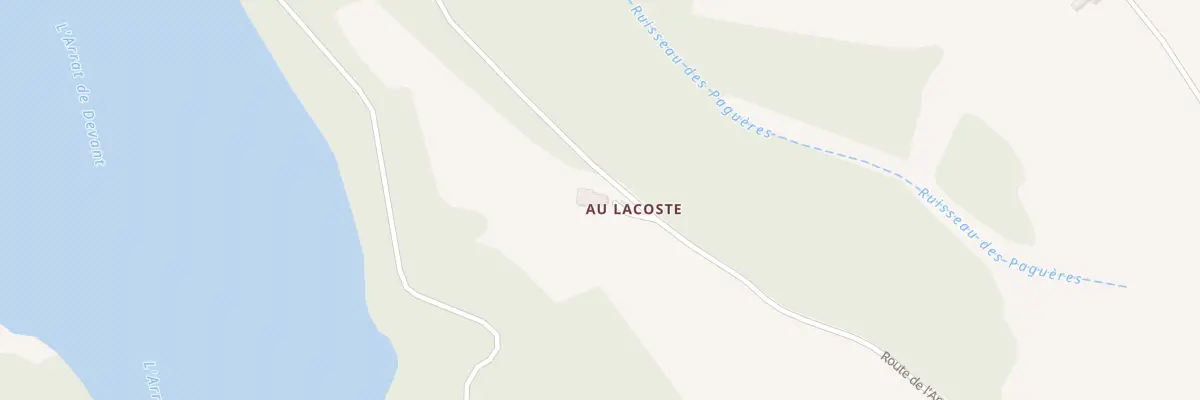 Plan du 5025 Au Lacoste à Aussos