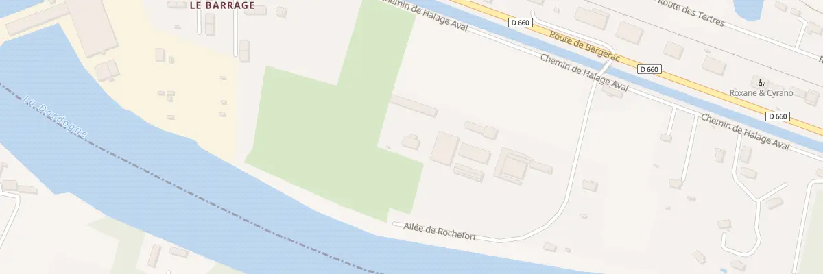 Plan du 1 All de Rochefort à Saint-Capraise-de-Lalinde