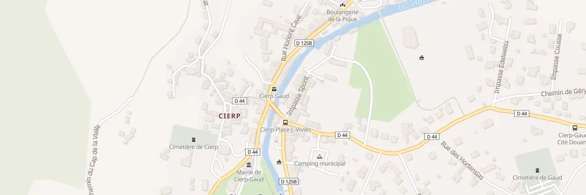 Plan du 3 Imp Spont à Cierp-Gaud