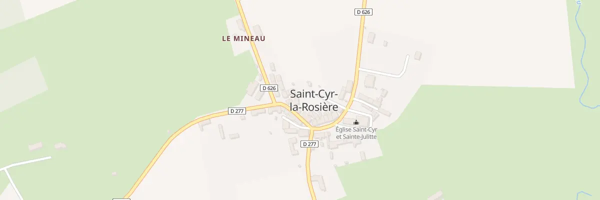 Plan du 4 Rue Alfred Dreux à Saint-Cyr-la-Rosière