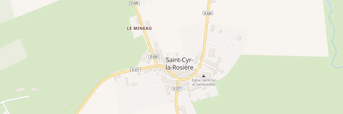Plan du 8 Rue Alfred Dreux à Saint-Cyr-la-Rosière