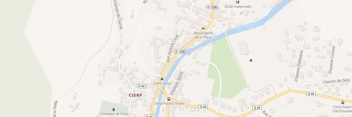 Plan du 32 Rue du Docteur Huguet à Cierp-Gaud