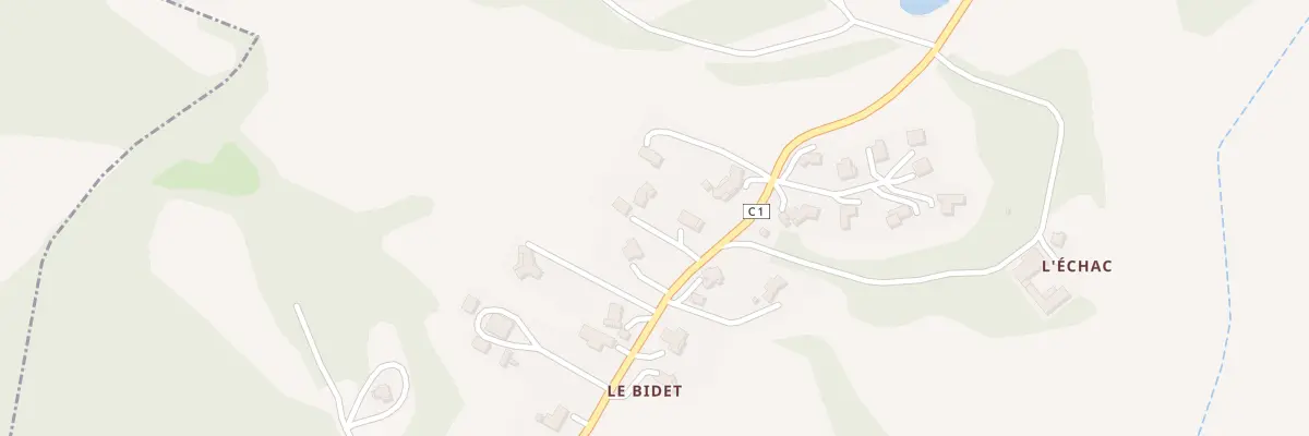 Plan du 5101 Le Bidet à Leboulin