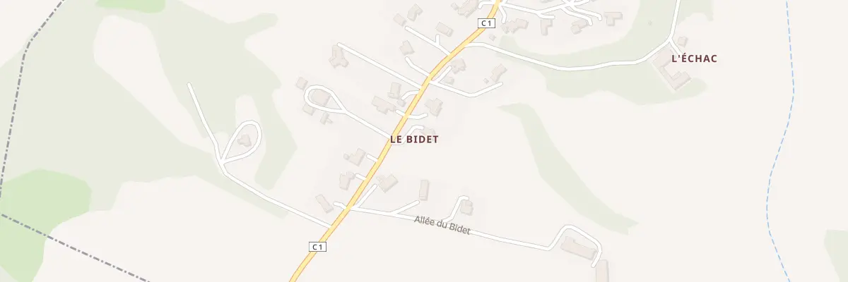 Plan du 5103 Le Bidet à Leboulin