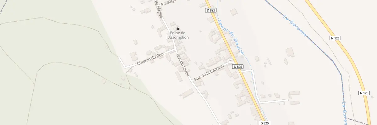 Plan du 67 Le Village à Esténos