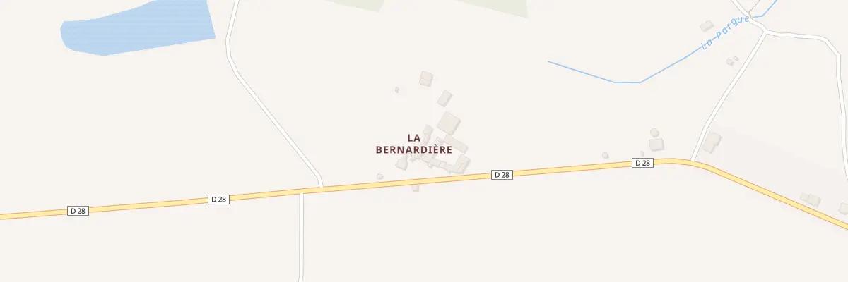 Plan du 5092 La Bernardiere au Vigeant