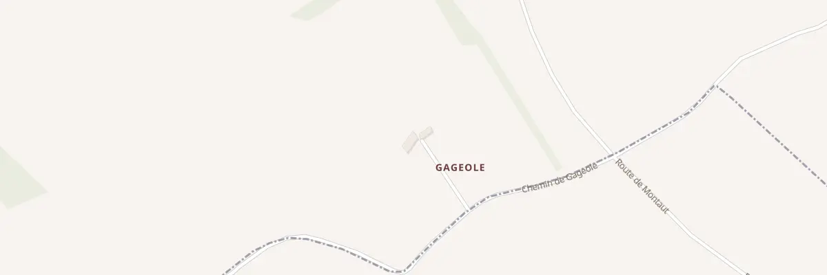 Plan du 34 Gageole à Montaut