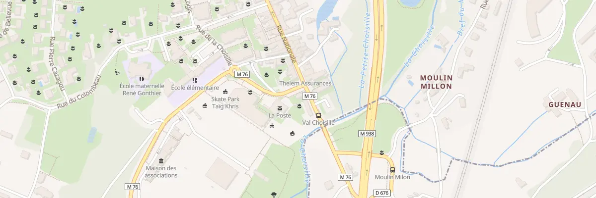 Plan du 4 Rue Nationale à La Membrolle-sur-Choisille
