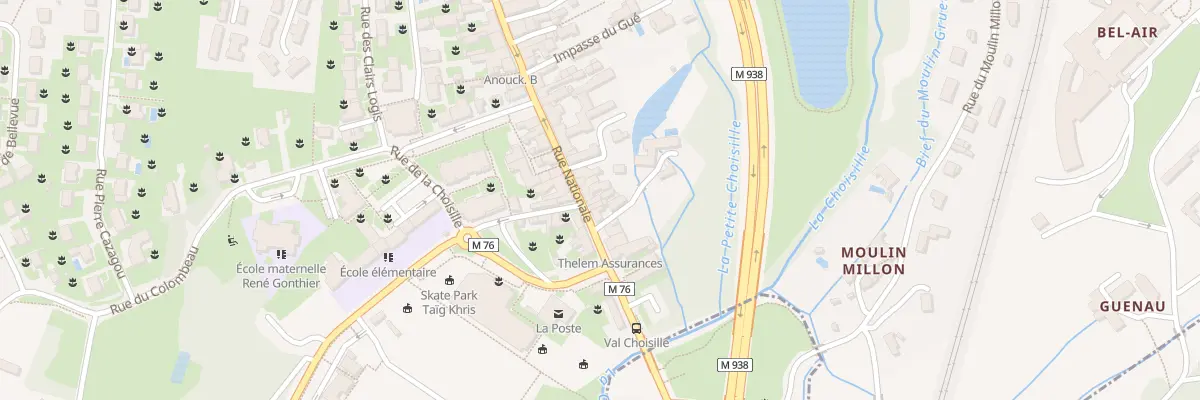 Plan du 9 Rue Nationale à La Membrolle-sur-Choisille