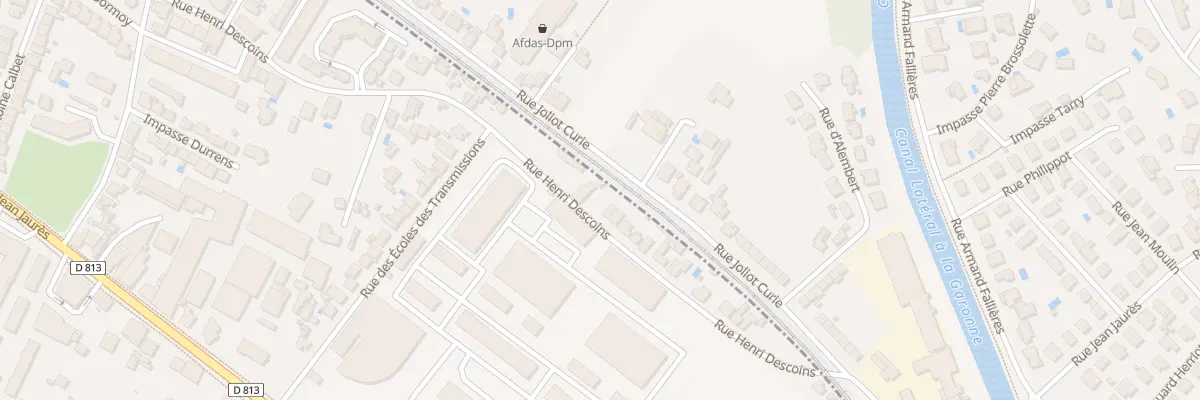 Plan du 35 Rue Henri Descoins à Agen