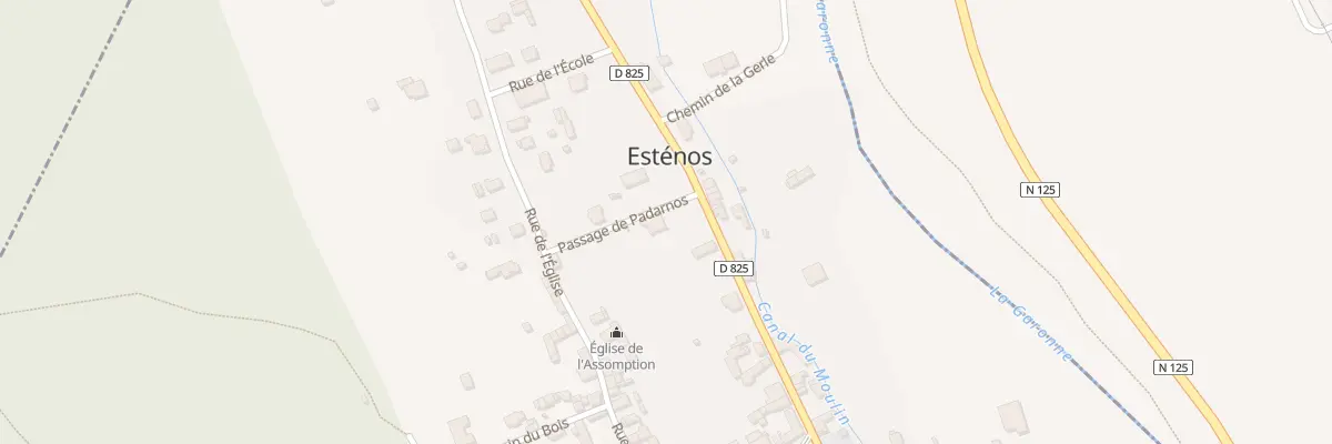 Plan du 29 Rte de Luchon à Esténos