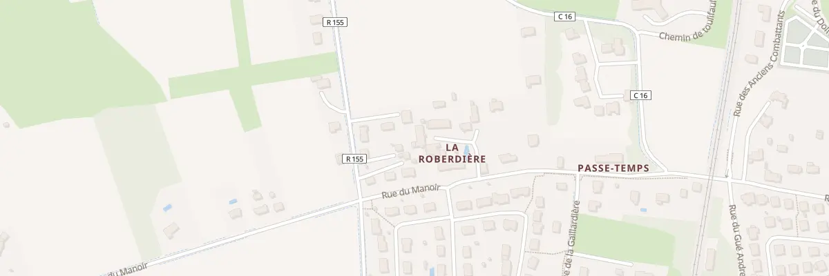 Plan du 25 La Roberdiere à Mettray
