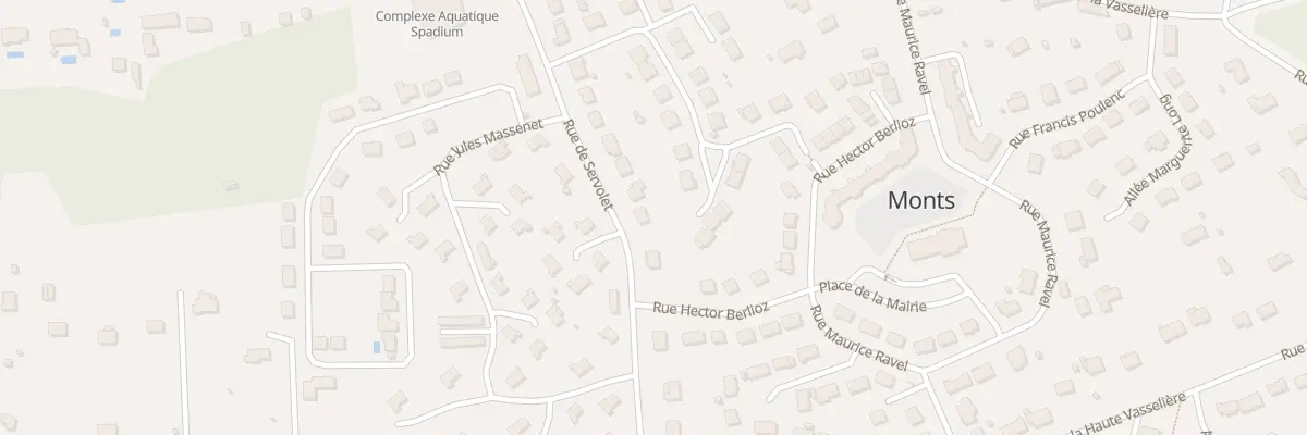 Plan du 23 Rue du Servolet à Monts