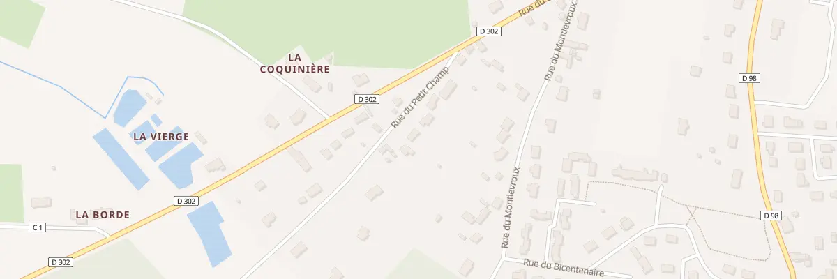 Plan du 7 Rue du Petit Champ à Lavaré