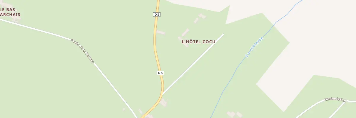 Plan du 84 L’Hotel Cocu à Feings