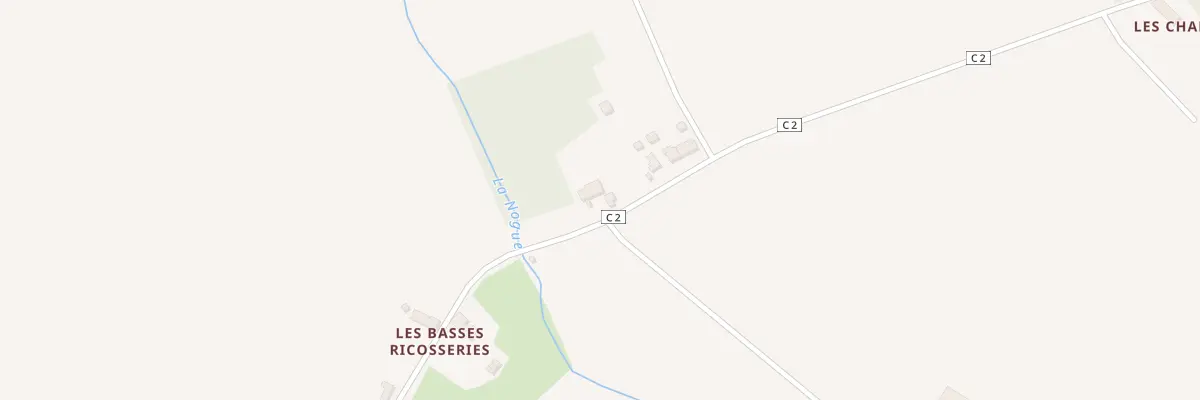 Plan du 5062 Les Ricosseries à Coudrecieux